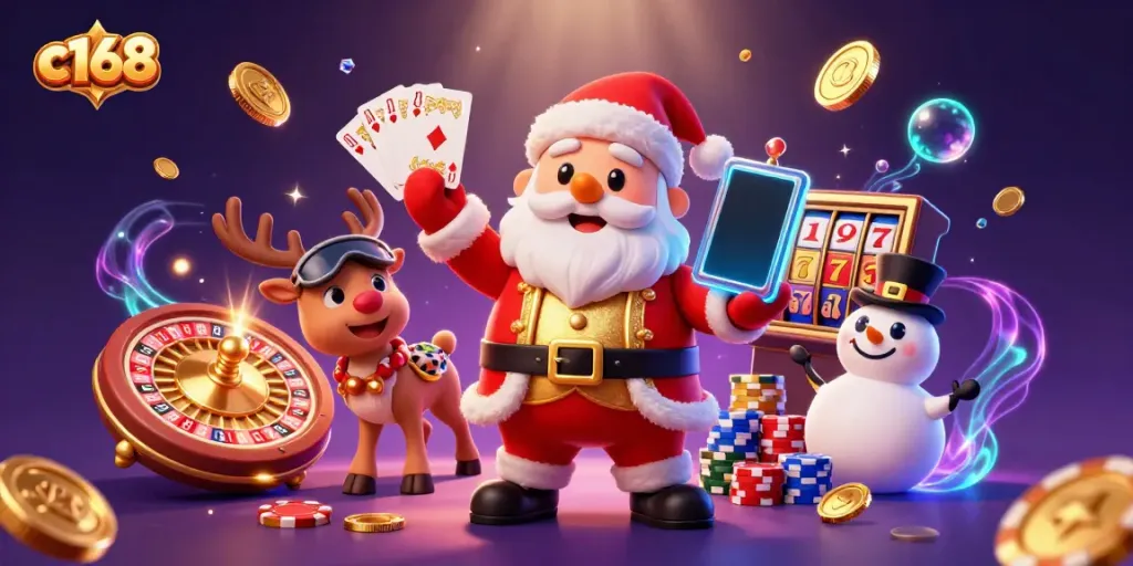 Experience the thrill of slots and jackpots with c168 in this vibrant casino scene.