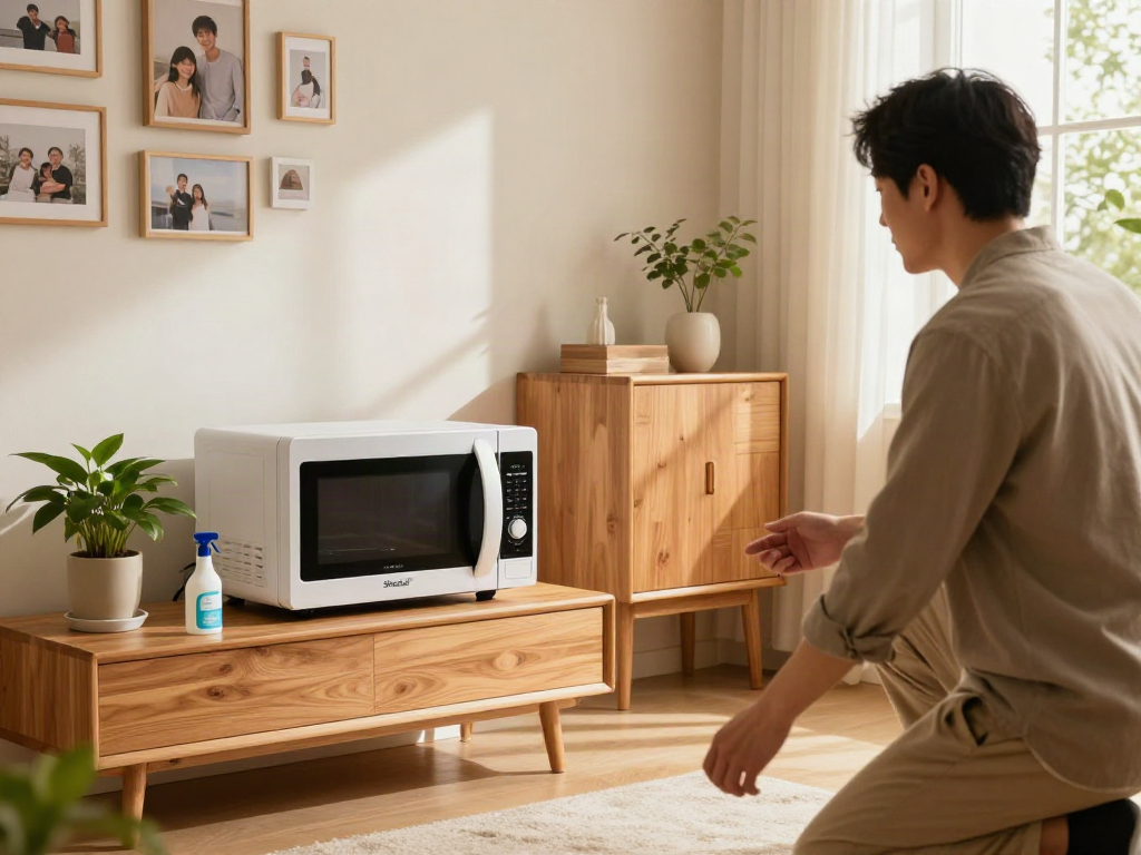 Traitement du bois avec Shashel® pour une maison sans insectes, ambiance chaleureuse.